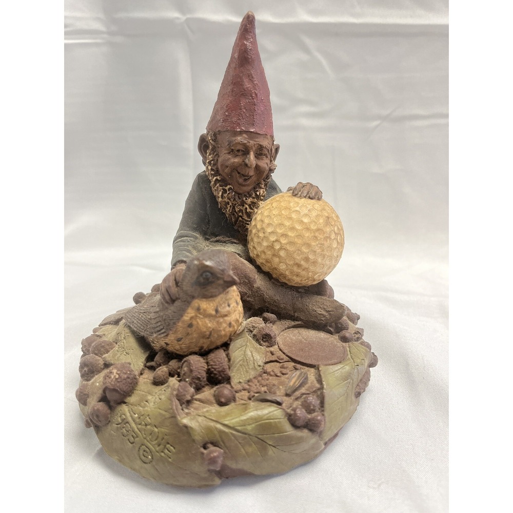 Tom Clark Gnome Birdie with Bird and Golf Ball 1983 #64 Cairn Studios 5"
